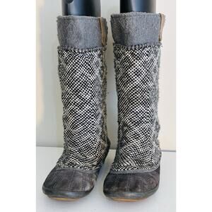 Sorel Tremblant Knit Pull-On Boots Women’s Size 7.5